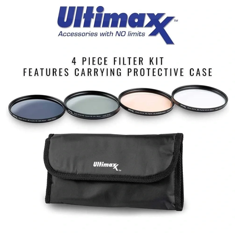 Ultimaxx 105MM Professional Four Piece HD DigitalFilter Kit